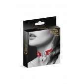 Красный чокер с замком в форме сердца - Bijoux Pour Toi - купить с доставкой в Калининграде