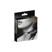 Черный чокер с двумя кольцами - Bijoux Pour Toi - купить с доставкой в Калининграде