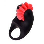 Чёрно-красное эрекционное виброкольцо Erotist - Erotist Adult Toys - в Калининграде купить с доставкой