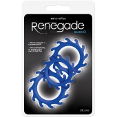Набор из 3 синих эрекционных колец Renegade Gears - NS Novelties - в Калининграде купить с доставкой