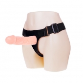Телесный фаллоимитатор на трусиках Jessica Strap-On - 15,5 см. - Baile - купить с доставкой в Калининграде