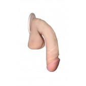 Сувенирный фаллос на присоске 03 - 17 см. - LOVETOY (А-Полимер) - купить с доставкой в Калининграде