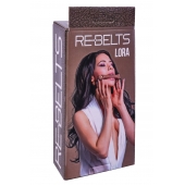 Кляп-трензель Lora с металлическими кольцами - Rebelts - купить с доставкой в Калининграде