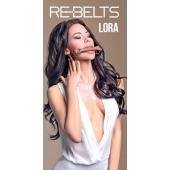 Кляп-трензель Lora с металлическими кольцами - Rebelts - купить с доставкой в Калининграде