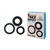 Набор из 3 эрекционных колец Sex Expert - Sex Expert - в Калининграде купить с доставкой