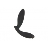 Чёрный вибростимулятор простаты Sex Expert Vibe Pleasure - Sex Expert - в Калининграде купить с доставкой