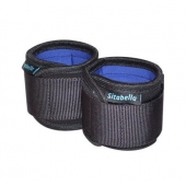 Неопреновые черно-синие наручники - Sitabella - купить с доставкой в Калининграде