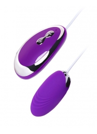 Фиолетовое виброяйцо A-Toys - 6,5 см. - A-toys