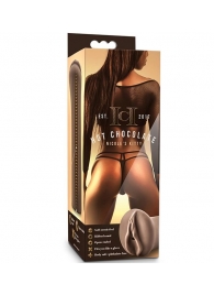 Коричневый мастубратор-вагина Nicole s Kitty - Blush Novelties - в Калининграде купить с доставкой