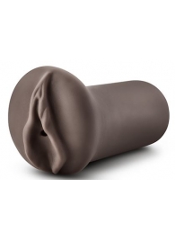 Коричневый мастубратор-вагина Nicole s Kitty - Blush Novelties - в Калининграде купить с доставкой