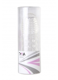 Прозрачная закрытая гелевая насадка - 13,5 см. - Toyfa Basic - в Калининграде купить с доставкой