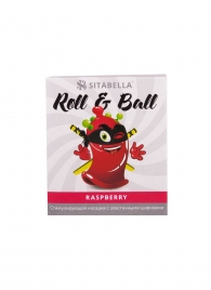 Стимулирующий презерватив-насадка Roll   Ball Raspberry - Sitabella - купить с доставкой в Калининграде