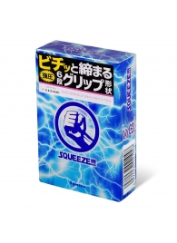 Презервативы Sagami Squeeze волнистой формы - 5 шт. - Sagami - купить с доставкой в Калининграде