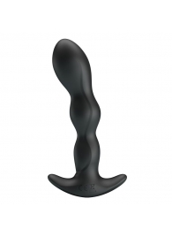 Черный анальный стимулятор простаты с вибрацией Special Anal Massager - 14,5 см. - Baile - в Калининграде купить с доставкой