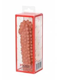 Телесная насадка на фаллос с бугорками KOKOS Extreme Sleeve 10 - 15,8 см. - KOKOS - в Калининграде купить с доставкой