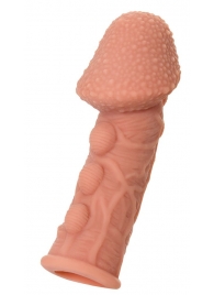 Насадка на фаллос с пузыриками, венками и ребристостью KOKOS Extreme Sleeve 09 - 12,7 см. - KOKOS - в Калининграде купить с доставкой