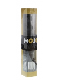 Черная ёлочка-насадка для двойного проникновения Mojo Bumpy - 15 см. - Seven Creations - в Калининграде купить с доставкой