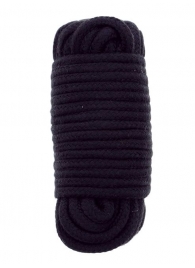 Черная веревка для связывания BONDX LOVE ROPE - 10 м. - Dream Toys - купить с доставкой в Калининграде
