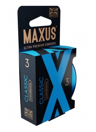 Классические презервативы в железном кейсе MAXUS Classic - 3 шт. - Maxus - купить с доставкой в Калининграде
