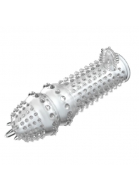 Закрытая прозрачная насадка Crystal sleeve - 14,2 см. - Erowoman-Eroman - в Калининграде купить с доставкой