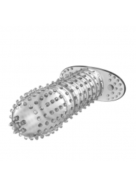 Закрытая прозрачная насадка Crystal sleeve - 12 см. - Erowoman-Eroman - в Калининграде купить с доставкой