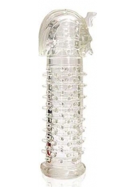 Закрытая прозрачная насадка на пенис Crystal Sleeve Faraon - 13,5 см. - Erowoman-Eroman - в Калининграде купить с доставкой