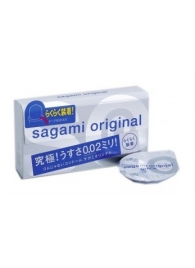 Ультратонкие презервативы Sagami Original QUICK - 6 шт. - Sagami - купить с доставкой в Калининграде