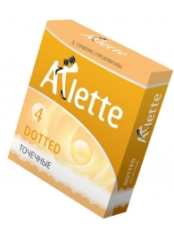 Презервативы Arlette Dotted с точечной текстурой - 3 шт. - Arlette - купить с доставкой в Калининграде