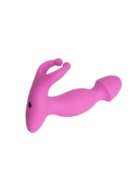 Розовый стимулятор простаты с усиками - 15 см. - 4sexdreaM - в Калининграде купить с доставкой