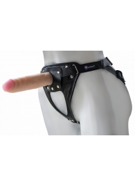 Универсальный мягкий пояс с насадкой Hard brutal BDSM-КОНСУЛ - 17 см. - LOVETOY (А-Полимер) - купить с доставкой в Калининграде