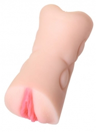 Телесный двусторонний мастурбатор Rich Fruit - вагина и анус - ToyFa - в Калининграде купить с доставкой