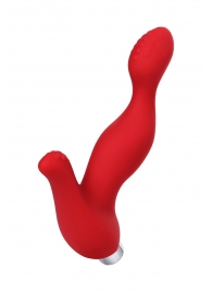 Красный силиконовый вибростимулятор простаты Proman - 12,5 см. - ToyFa - в Калининграде купить с доставкой