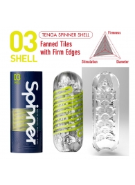 Мастурбатор SPINNER Shell - Tenga - в Калининграде купить с доставкой