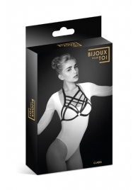 Черная упряжь на грудь Clara - Bijoux Pour Toi - купить с доставкой в Калининграде