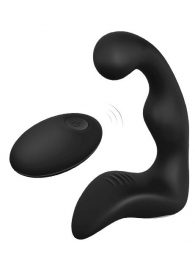 Черный вибромассажер простаты REMOTE BOOTY PLEASER - Dream Toys - в Калининграде купить с доставкой