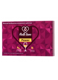 Женский возбудитель мгновенного действия Forte Love Power - 7 ампул (2,5 мл.) - Капиталпродукт - купить с доставкой в Калининграде
