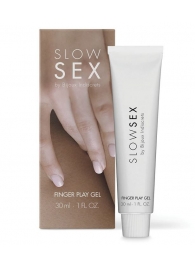Гель для мастурбации с ароматом кокоса Slow Sex Finger Play Gel - 30 мл. - Bijoux Indiscrets - купить с доставкой в Калининграде