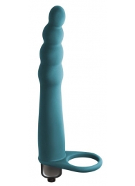 Зеленая вибронасадка для двойного проникновения Bramble - 16,5 см. - Lola Games - купить с доставкой в Калининграде