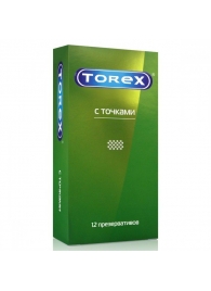 Текстурированные презервативы Torex  С точками  - 12 шт. - Torex - купить с доставкой в Калининграде