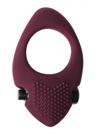 Бордовое эрекционное виброкольцо Pure Passion Sunset - Lola Games - в Калининграде купить с доставкой