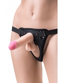 Телесный страпон на трусиках Realstick Hunter - 14,5 см. - ToyFa - купить с доставкой в Калининграде
