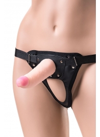 Телесный страпон на трусиках Realstick Jax - 17,9 см. - ToyFa - купить с доставкой в Калининграде