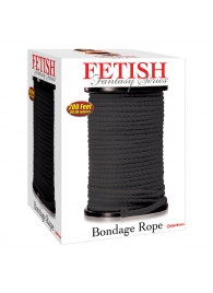 Черная веревка для связывания Bondage Rope - 60,9 м. - Pipedream - купить с доставкой в Калининграде