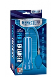 Синяя вакуумная помпа MENZSTUFF PENIS ENLARGER - Dream Toys - в Калининграде купить с доставкой