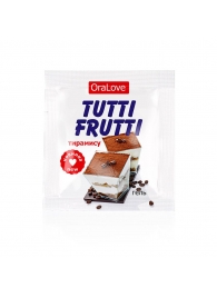 Пробник гель-смазки Tutti-frutti со вкусом тирамису - 4 гр. - Биоритм - купить с доставкой в Калининграде
