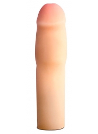 Телесная насадка-удлинитель на пенис PERFORMANCE 1.5INCH COCK XTENDER - 16 см. - Blush Novelties - в Калининграде купить с доставкой
