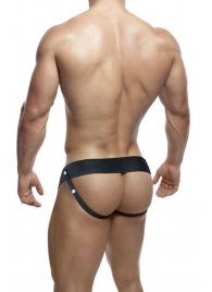 Черный мужской страпон DR. SKIN 6INCH HOLLOW STRAP ON - 16 см. - Blush Novelties - купить с доставкой в Калининграде