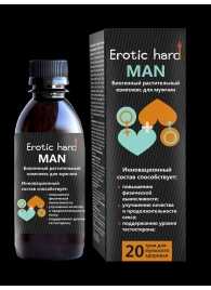 Мужской биогенный концентрат для усиления эрекции Erotic hard Man - 250 мл. - Erotic Hard - купить с доставкой в Калининграде