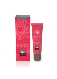 Возбуждающий интимный гель для двоих STIMULATION GEL Pomegranate   Nutmeg - 30 мл. - Shiatsu - купить с доставкой в Калининграде