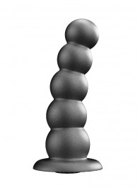 Черная насадка-плаг на харнесс PLATINUM 9 - 24 см. - LOVETOY (А-Полимер) - купить с доставкой в Калининграде